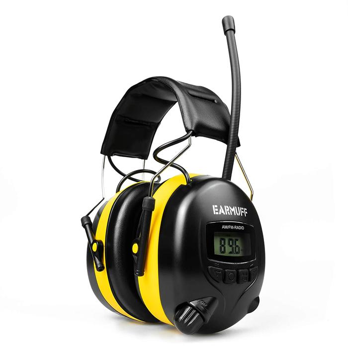 Earmuff Ear Defender Digital Best Radio Headphones for Mowing
