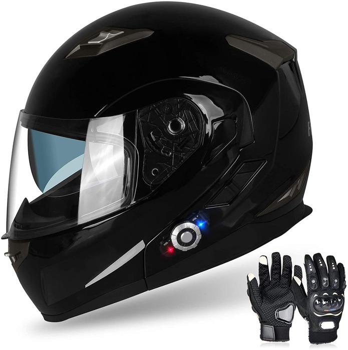 FreedConn Motorcycle Bluetooth, Flat Helmet Speakers