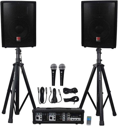 Rockville RPG2X10 Powered Karaoke Speakers