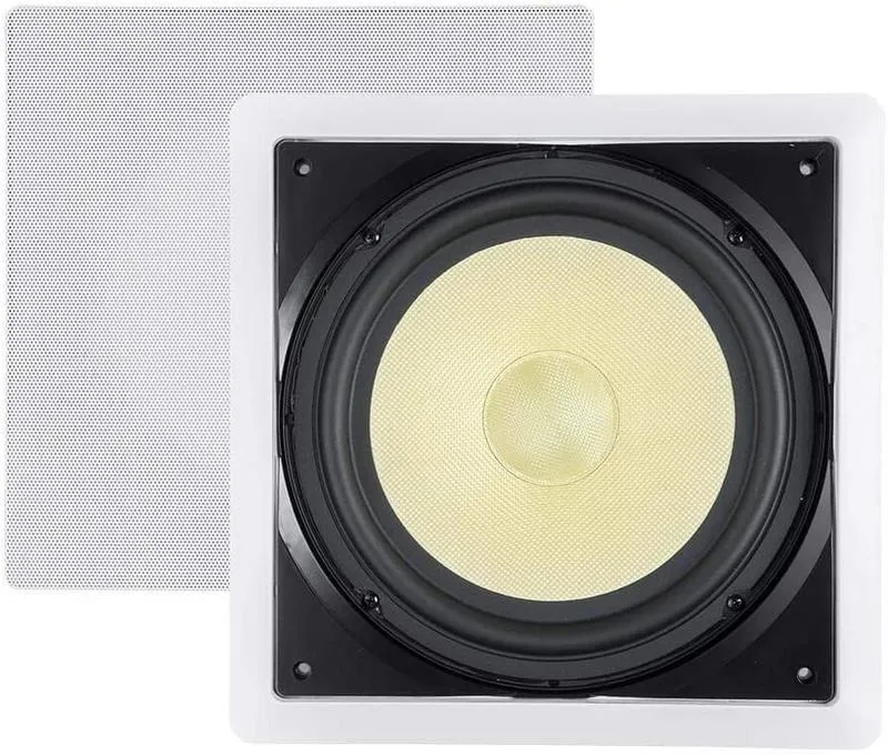 Monoprice 10 Inch Fiber In-Wall Subwoofer 300W
