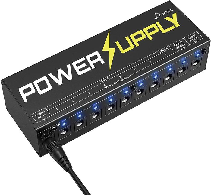 Donner DP-1 Cheapest Isolated Power Supply for Pedals