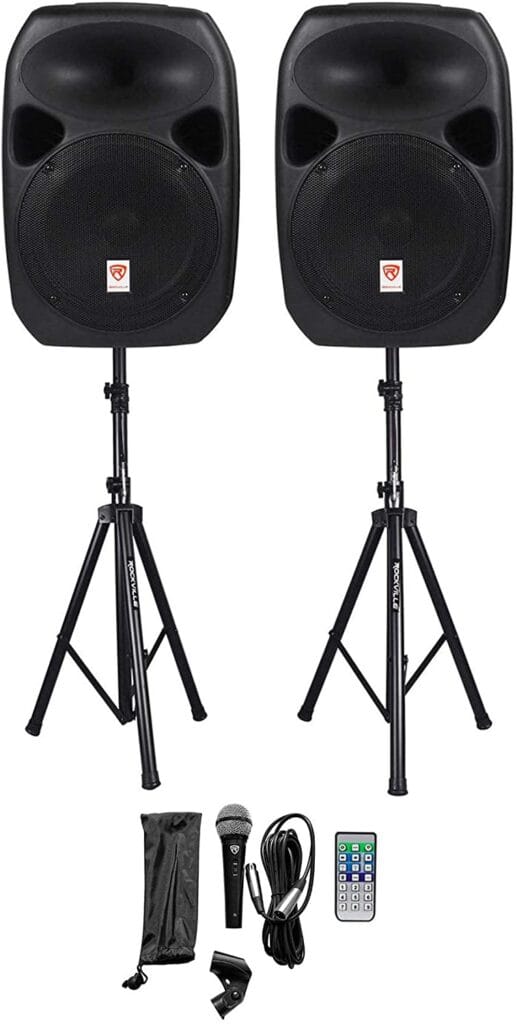 Rockville RPG122K Dual 12″ Powered Speakers