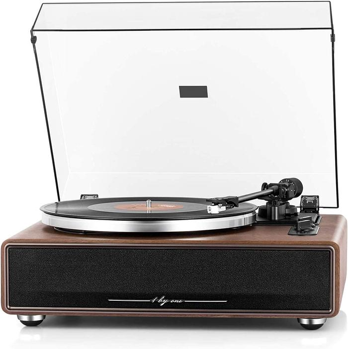 1 BY ONE High Fidelity Belt Drive Vinyl Turntable