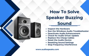 How To Solve Speaker Buzzing Sound