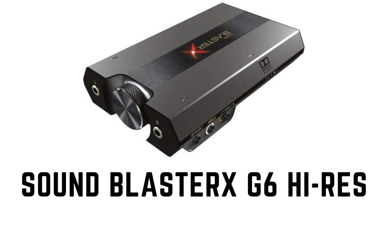 Sound BlasterX G6 Hi-Res
