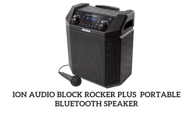 ION Audio Block Rocker Plus Portable Bluetooth Speaker