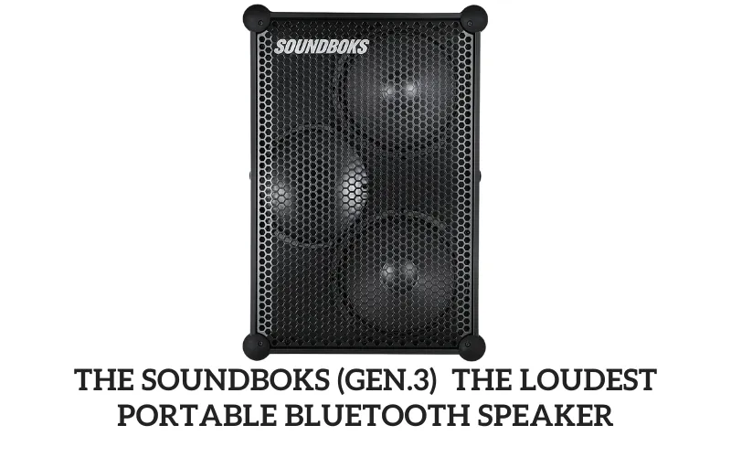 The SOUNDBOKS (Gen.3) The Loudest Portable Bluetooth Speaker