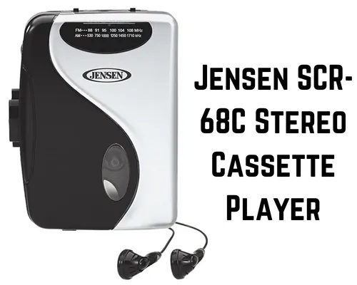 Jensen SCR-68C Stereo Cassette Player