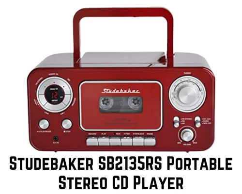 Studebaker SB2135RS Portable Stereo CD Player