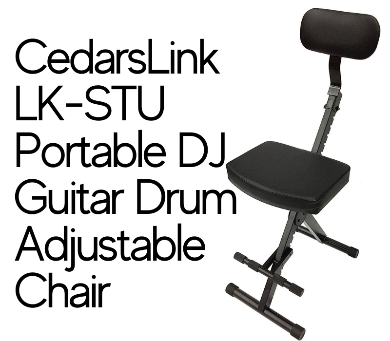 CedarsLink LK-STU Portable DJ Guitar Drum Adjustable Chair