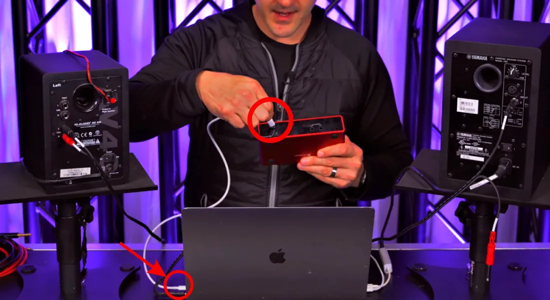 How to Connect Studio Monitors With Audio Interface