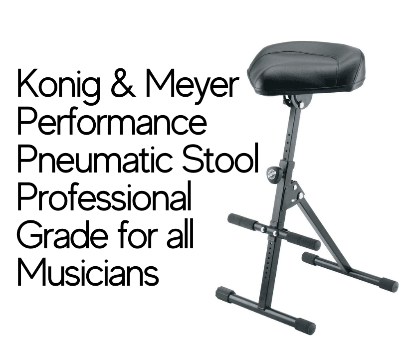 Konig & Meyer Performance Pneumatic Stool Professional Grade for all Musicians