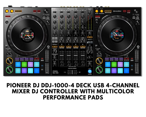 Pioneer DJ DDJ-1000-4 deck USB 4-channel Mixer DJ Controller with Multicolor Performance Pads