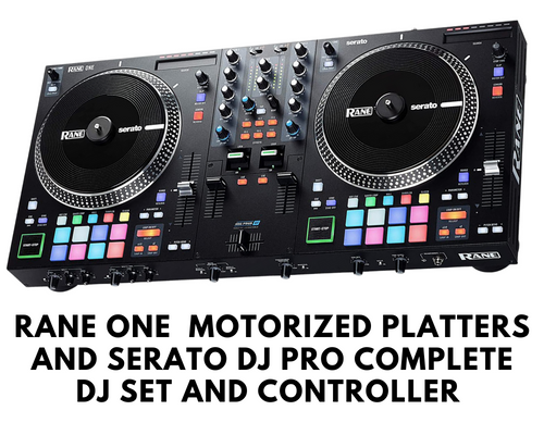 RANE ONE Motorized Platters and Serato DJ Pro Complete DJ Set and Controller