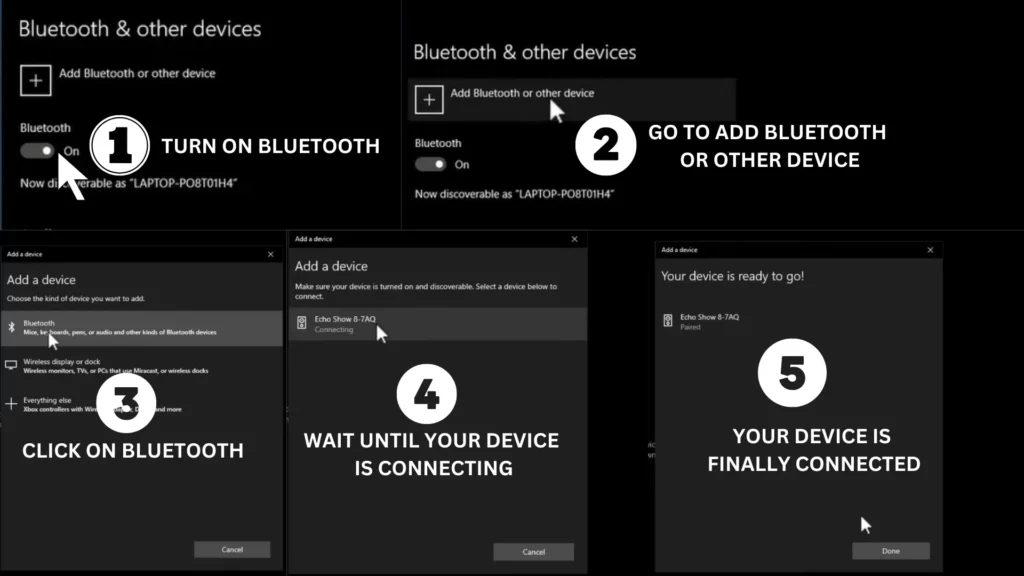 Use Bluetooth to Link a Windows Computer