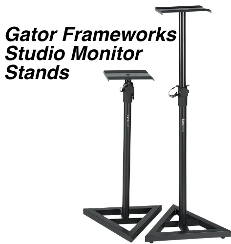 Gator Frameworks Studio Monitor Stands