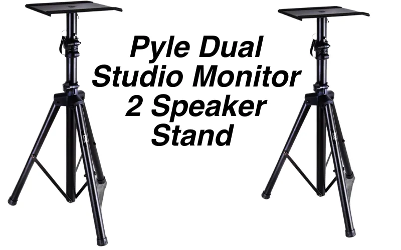Pyle Dual Studio Monitor 2 Speaker Stand