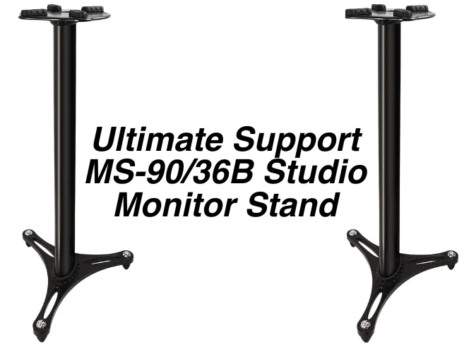 Ultimate Support MS-9036B Studio Monitor Stand