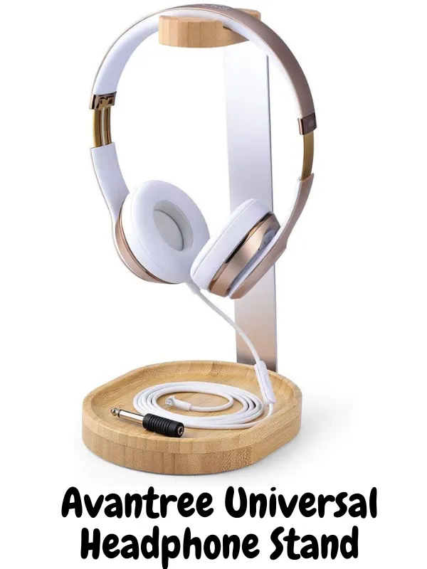Avantree Universal Wooden & Aluminum Headphone Stand