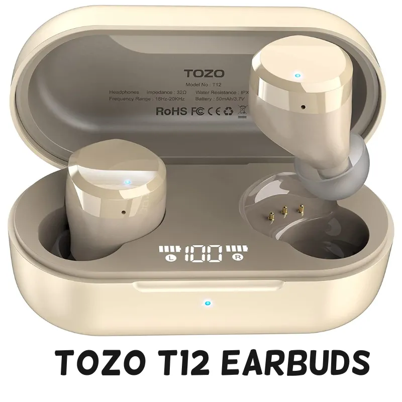 TOZO T12 Wireless Bluetooth Earbuds