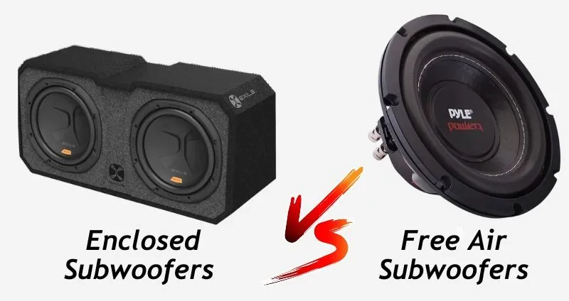 Difference Between Enclosed Vs Free Air Subwoofers 