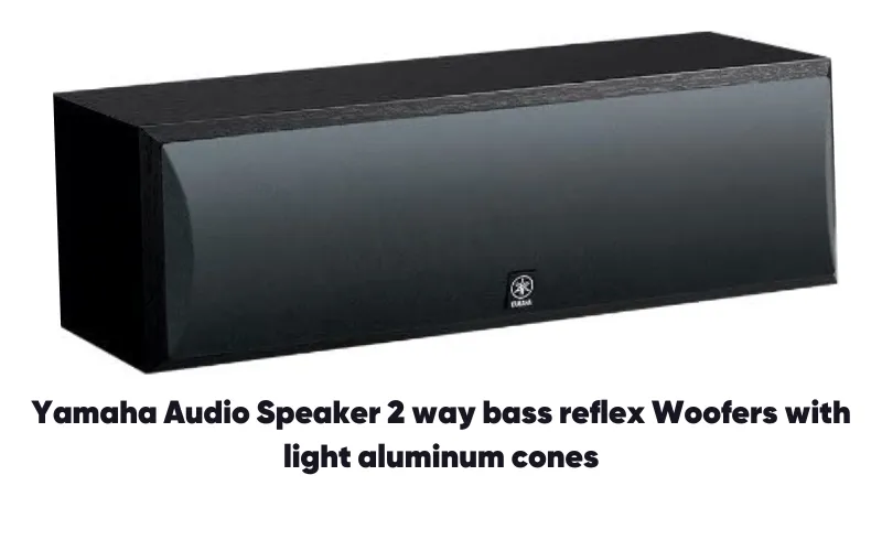 Yamaha Audio Speaker 2 way bass reflex Woofers with light aluminum cones