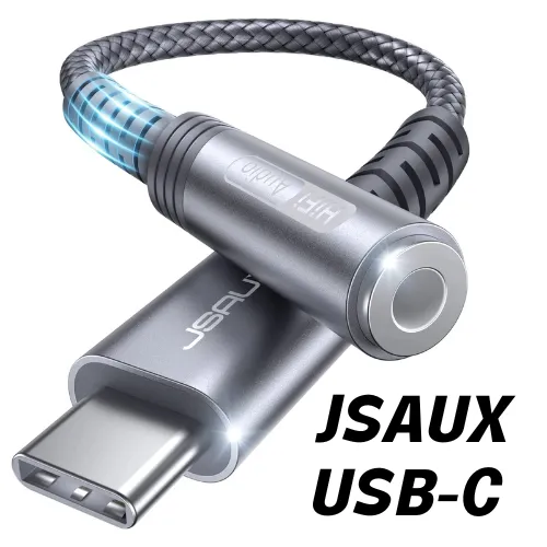 JSAUX USB C to Aux Audio
