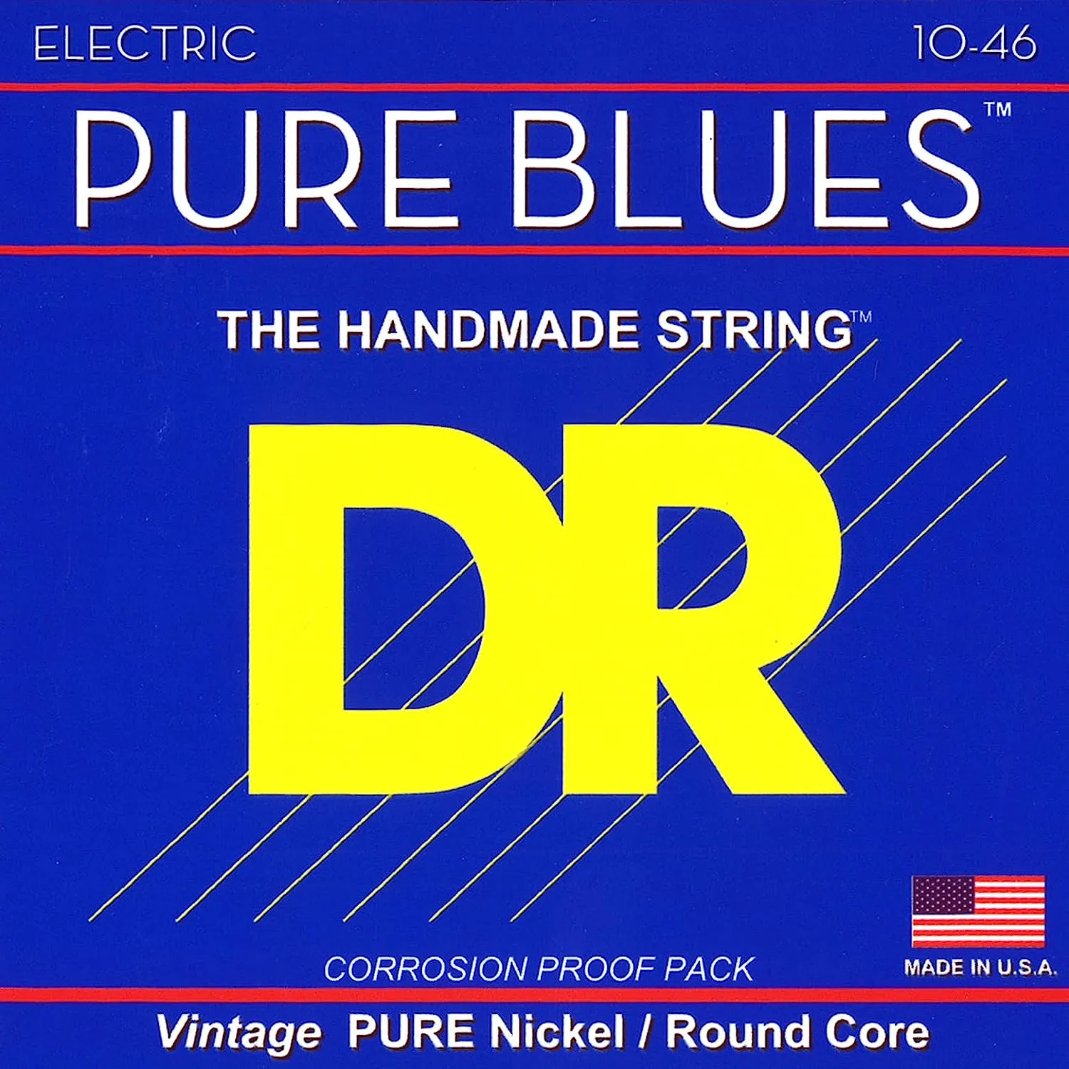 DR Strings Pure Blues Nickel Wound Vintage Style Electric Guitar Strings