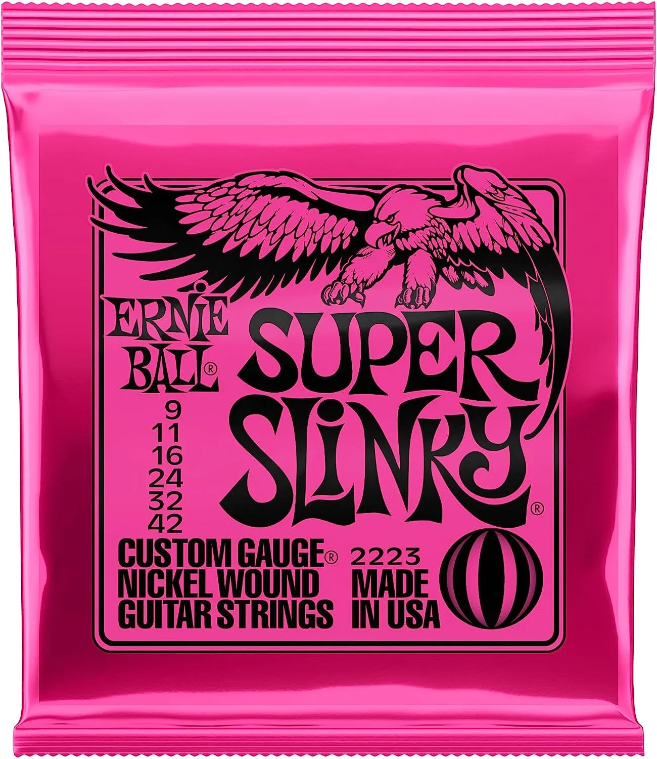 Ernie Ball Super Slinky Nickel Wound Electric Guitar Strings