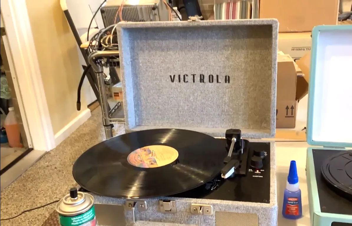 My Victrola Record Player Skipping